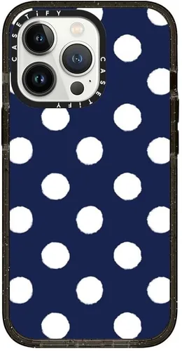 Vista 242 de CASETiFY Funda Impact para iPhone 13 [Protección contra caídas de grado militar 4X de 8.2 pies/Compatible con Magsafe] - #1 Mom - Transparente
