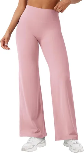 Vista 24 de YEOREO Ease - Leggings rectos para mujer, pantalones de yoga para gimnasio Amarillo (Butter Yellow)