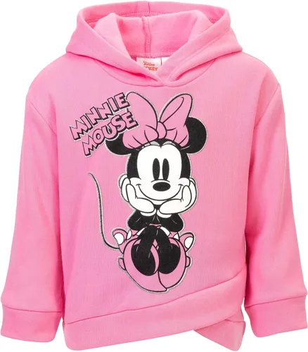 Vista 2 de Disney - Conjunto de sudadera con capucha y leggings de vellón de Minnie Mouse y Mickey Mouse para niños pequeños y grandes