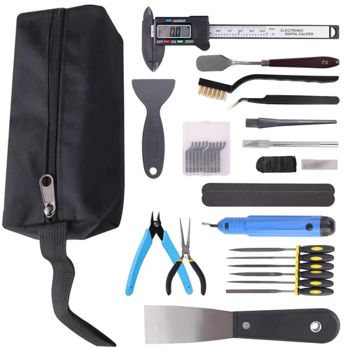 Vista 8 de Kit de herramientas de impresora 3D Sovol, 17 piezas de accesorios para impresora 3D con herramienta de limpieza de boquilla extrusora de tamaño L
