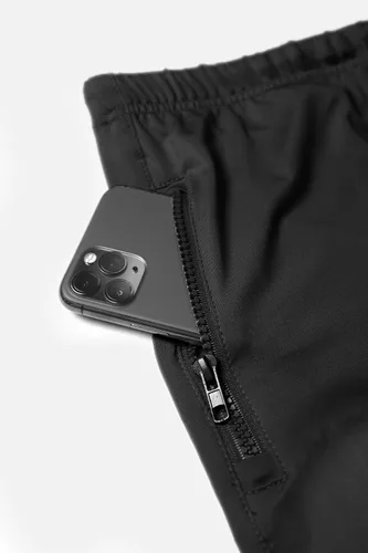 Vista 4 de Jed North Pantalones cortos de gimnasio para culturismo con entrepierna de 4 pulgadas para hombre con bolsillos con cremallera, pantalones cortos