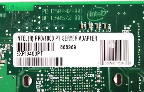 Vista 7 de EXPI9400PT - Adaptador de servidor Intel PRO/1000 PT - PCI Express - 1 x RJ-45 - 10