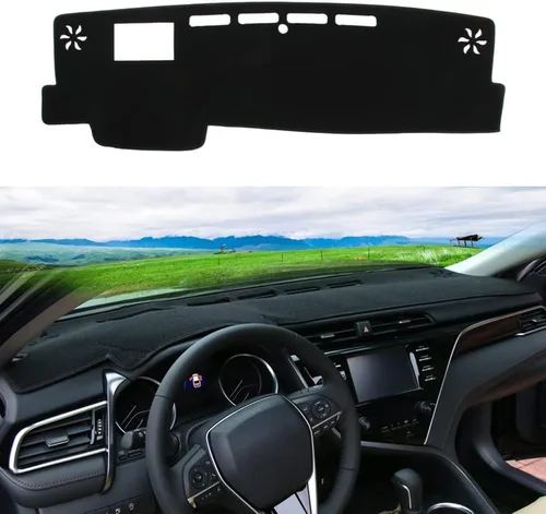 Vista 18 de Cubierta de salpicadero para salpicadero, alfombra personalizada para Toyota RAV4 2013 2014 2015 2016 2017 2018 Accesorios antideslizante protector