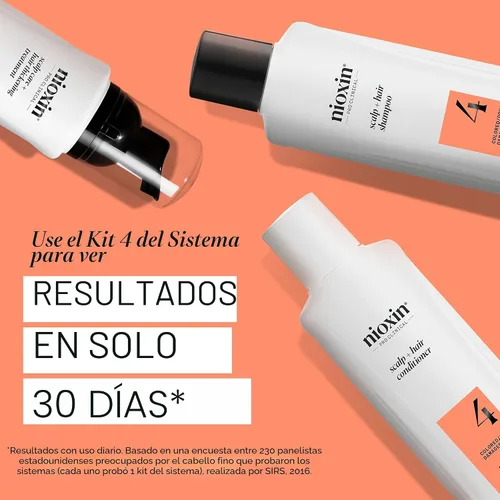 Vista 4 de NIOXIN System 4 Cuidado del cuero cabelludo Acondicionador espesante