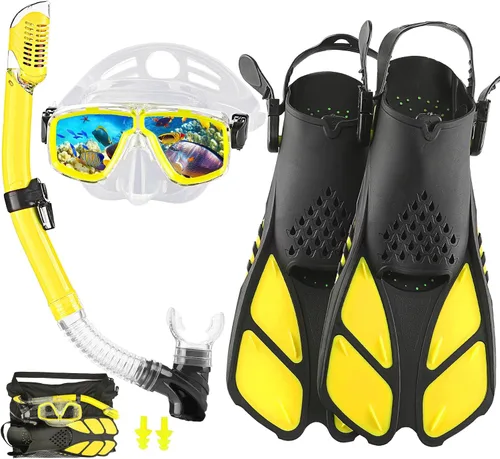 Vista 17 de Snorkeling Gear for Adults with Bag Anti-Fog Snorkel Sets for Travel