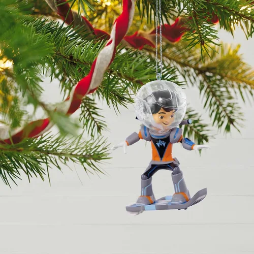 Vista 2 de Tarjeta de recuerdo 2017 Hallmark – Disney Cars 3 Rayo McQueen sonido Navidad Ornamento