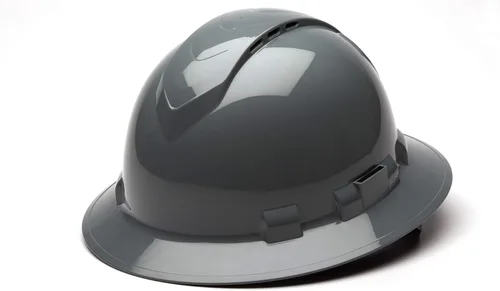 Vista 10 de Pyramex Ridgeline - Casco duro de ala completa, ventilado, con suspensión de trinquete de 4 puntos Negro