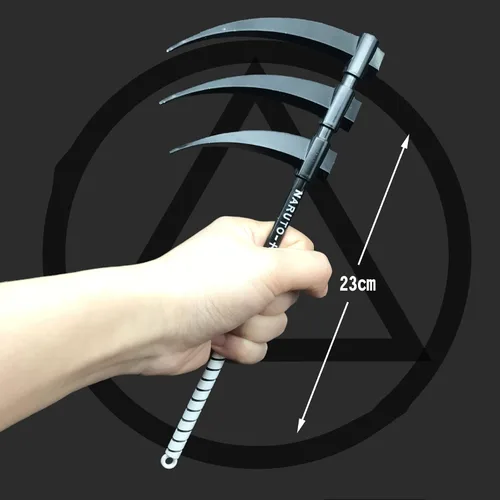 Vista 3 de DBKJ 9.84 pulgadas Ninja Anime Kakashi Namikaze Minato Hidan Espada Arma Modelo Metal Llavero Sasuke Cosplay Juguetes Regalo Colección