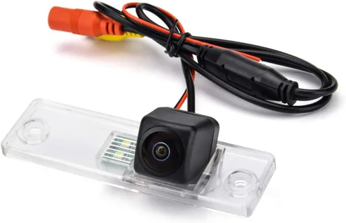 Vista 6 de Cámara de visión trasera de coche de 12 LED para Toyota 4Runner/Hilux Surf 2002 ~ 2010/Toyota Fortuner SW4/Toyota Innova y cámara de respaldo