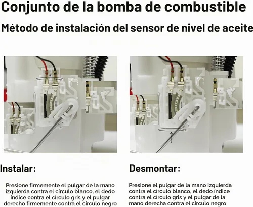 Vista 9 de Conjunto de Bomba de Combustible Compatible con 2003-2005 Mercedes-Benz E320 2006-2009 E350 E500 CLS500 CLS550 W211 Izquierda y Derecha 3.2L 3.5L