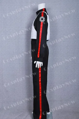 Vista 4 de Imperial Fighter Pilots Costume Jumpsuit Vest Suit