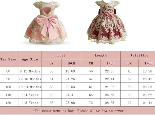 Vista 7 de NNJXD - Vestido de princesa de tul con flores para usar en bodas para niñas pequeñas y bebés