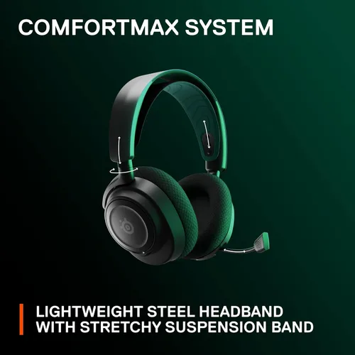 Vista 10 de SteelSeries Arctis Nova 7X Set de audífonos inalámbricos para Xbox, multiplataforma para juegos y móviles - Conexión inalámbrica simultánea de 2,4