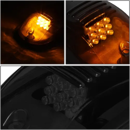 Vista 4 de DNA Motoring ROOFL-T1-SM 5 luces LED de techo con lente ahumada [para Dodge Ram 1500-5500 02-18]
