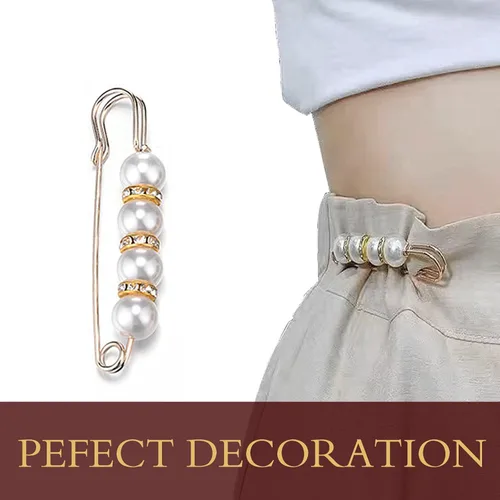 Vista 3 de Broche de 10 broches para mujer, hebilla de ropa, broches grandes, chal de seguridad, bufanda multifunción para cambiar la cintura, moda