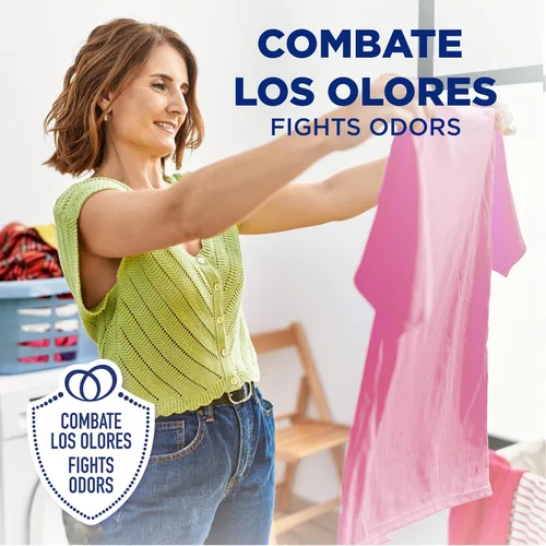 Vista 3 de Ariel con un toque de frescura suave, detergente en polvo, 9.5 lbs, 96 cargas