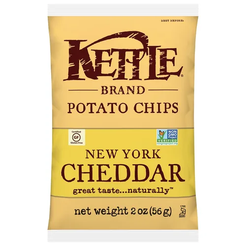 Vista 65 de Kettle Brand Papas Fritas, Backyard Barbeque Kettle Chips, Bolsa de Aperitivos, 1.5 Oz