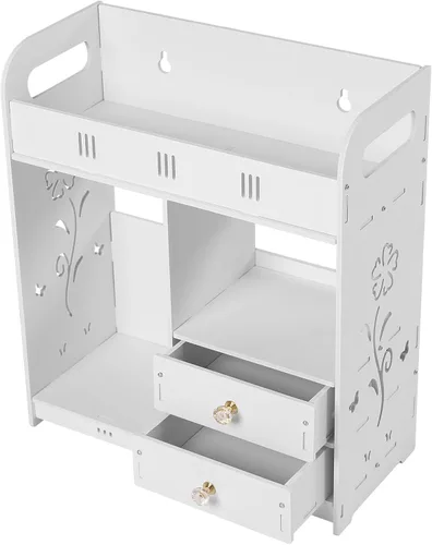 Vista 5 de Armario de pared para baño, gabinete de medicina, gabinete de baño, armario de pared de baño, armarios de pared para almacenamiento de baño con cajón