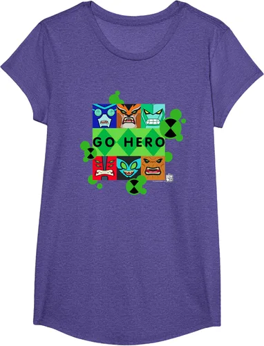 Vista 19 de Ben 10 Go Hero - Camiseta, Azul / Patchwork, S