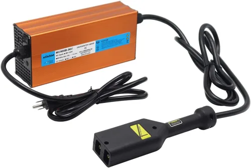 Vista 2 de Cargador de batería de carrito de golf de 20 amperios y 36 voltios, compatible con carritos de golf EZGO TXT de 36 voltios con estilo D/enchufe