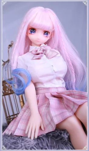 Vista 2 de Junying /MOZU Peach 1/5 Figuras de acción femeninas sin costuras material de silicona completo, Jydoll 23.6 in figura femenina flexible muñecas