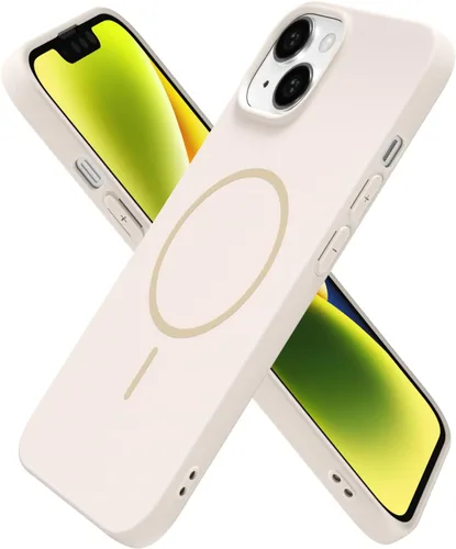 Vista 20 de Oakxco Funda de Silicona Mag Safe para iPhone 12 Pro Max, Funda Magnética Delgada y Fina Compatible con Carga Inalámbrica MagSafe, Bonita Funda