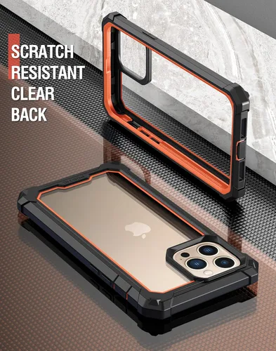 Vista 6 de Poetic Guardian Series - Funda compatible con iPhone 13 Pro de 6.1 pulgadas, carcasa híbrida reforzada de cuerpo completo, funda protectora