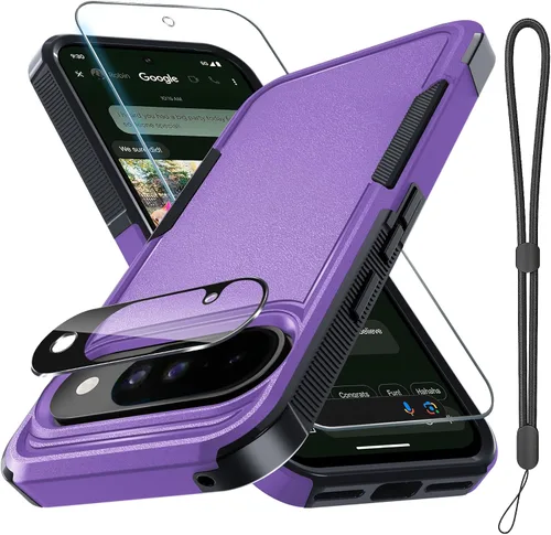 Vista 39 de Funda para Google Pixel 7A, Funda Protectora de Teléfono de Cuerpo Completo Resistente de Trabajo Pesado Robusta a Prueba de Golpes con Correa