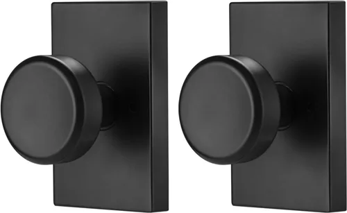 Vista 8 de Pomos de puerta interiores de latón satinado, pomo de puerta Pismo para armario, maniquí de puerta dorado