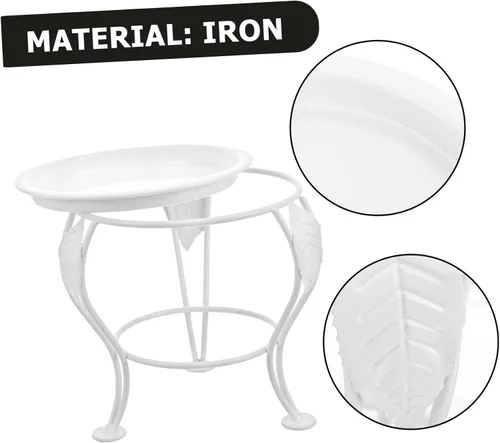 Vista 8 de COLLBATH Soportes para plantas exteriores e interiores, mini plantas de escritorio, soporte para suculentas, plantas de casa, estante de plantas