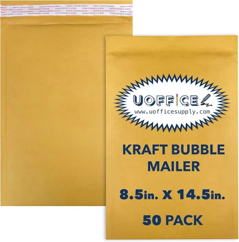 Vista 12 de Sobres de burbujas de papel kraft, 100 sobres acolchados pequeños #0-6 x 10 pulgadas, sobres de burbujas de papel kraft, sobres protectores, sobres