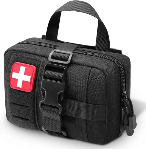 Vista 13 de Molle Rip Away Ifak bolsa táctica de primeros auxilios bolsa de utilidad médica EMT bolsa sólo