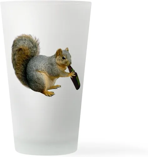 Vista 7 de CafePress Vaso de cerveza de ardilla, 16 oz. Vaso para beber