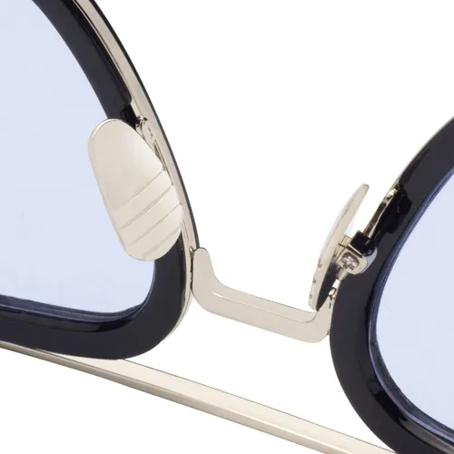 Vista 7 de LianSan - Gafas de sol con montura de metal para hombre y mujer