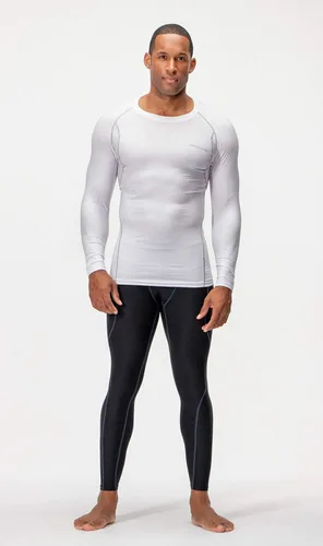 Vista 4 de DEVOPS 3 Pack Mens Athletic Long Sleeve Compression Shirts