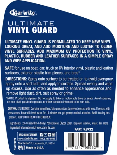 Vista 2 de Star Brite Ultimate Vinyl Guard - Protección y brillo
