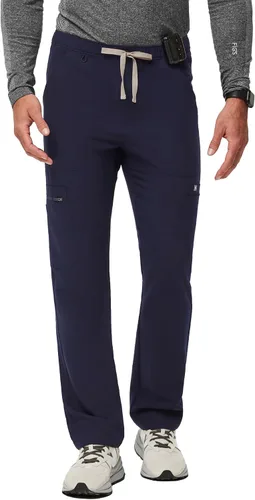 Vista 12 de Pantalones de limpieza tipo cargo FIGS Cairo, ajuste clásico de pierna recta BLK