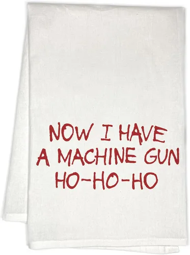 Vista 4 de John McClane Holiday - Juego de 4 toallas de mano para cocina