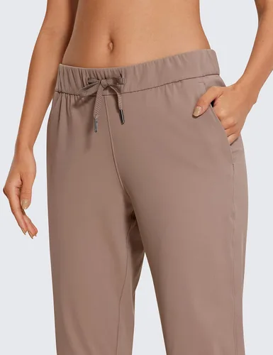 Vista 3 de CRZ YOGA - Pantalones deportivos elásticos de 4 vías para mujer de 27 pulgadas pantalones deportivos para correr viajes descanso pantalones