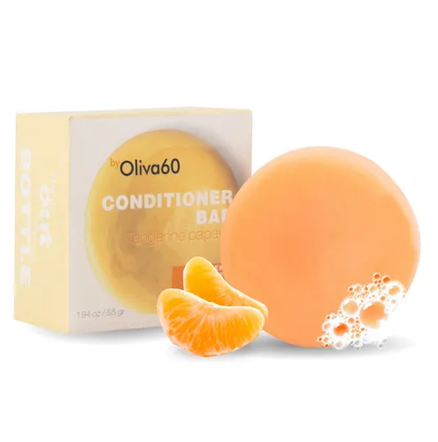 Vista 9 de Barra acondicionadora de crema de coco, cabello rizado, extra hidratante, cuidado del cabello, control del encrespamiento, oliva, argán, aceite