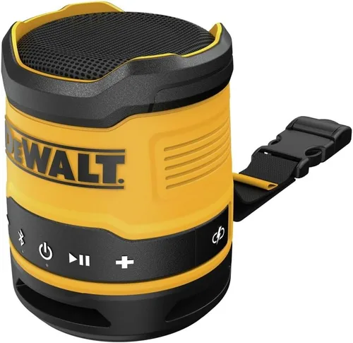 Vista 3 de Dewalt Altavoz Bluetooth, Recargable USB-C, para el lugar de trabajo (DCR008)