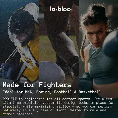 Vista 8 de lobloo® PRO-FIT - Protector bucal deportivo, ultradelgado de 0.039 pulgadas, protección de nivel de dentista, ajuste al vacío de precisión