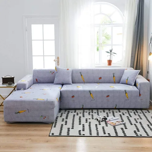 Vista 14 de IMYOGI Fundas de sofá de alta elasticidad, funda de sofá elástica con patrón de elastano, fundas de sofá de dos plazas, 1 pieza, protector de perro