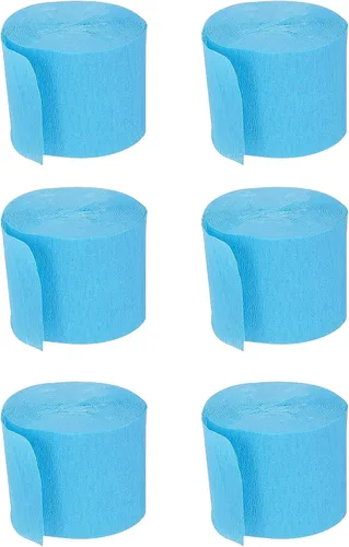 Vista 9 de YYaaloa Serpentinas de papel crepé, 6 rollos de 492 pies, gran valor, tamaño perfecto para fiestas, cumpleaños, ceremonias de boda y decoración