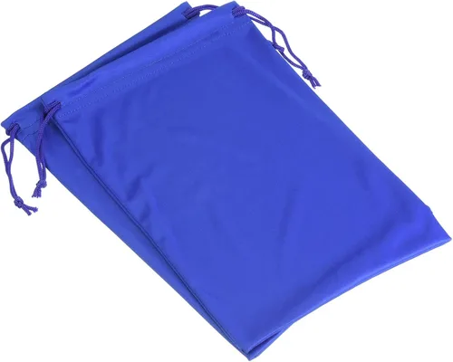 Vista 13 de PATIKIL Bolsa de gafas de esquí de microfibra para gafas de nieve, funda de almacenamiento suave, bolsa con cordón