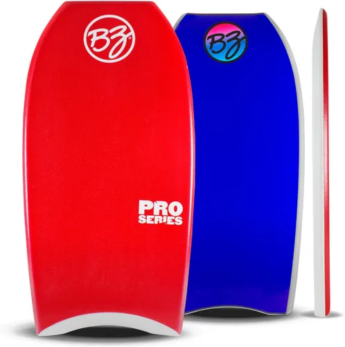Vista 11 de BZ Bodyboards - Pro Bodyboard - Pilotos avanzados - Zero-G Polypro Core - Surlyn Slick - Cubierta de celda H de 8 libras - Cola creciente - Bodyboard