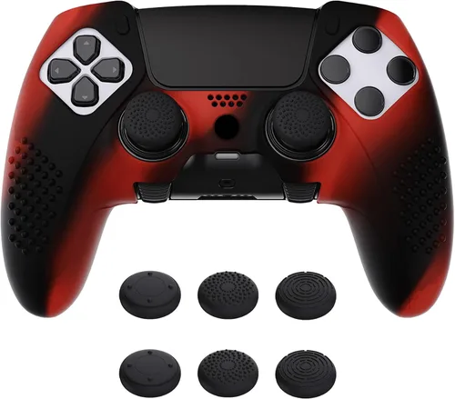 Vista 19 de PlayVital 3D Studded Edition Anti-Slip Silicone Cover Case for ps5 Edge Controller, Soft Rubber Protector Skin for ps5 Edge Wireless Controller with