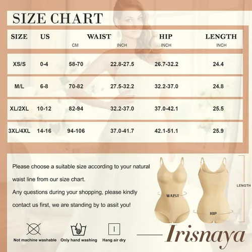 Vista 6 de Irisnaya Body adelgazante para mujer, moldeador de abdomen, tirantes delgados, camisola, leotardos, bodycon