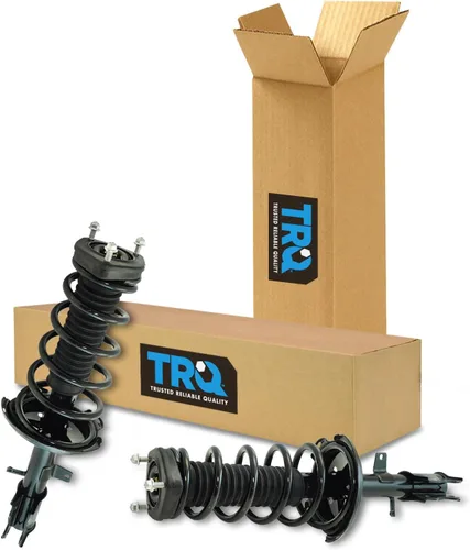 Vista 159 de TRQ - Conjunto de puntal delantero y resorte helicoidal (lados del conductor y del pasajero), para auto