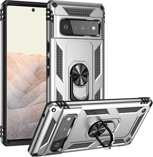 Vista 15 de Korecase Funda para Google Pixel 6 Pro de Servicio Pesado Resistente de Cuerpo Completo a Prueba de Arañazos a Prueba de Golpes Protección